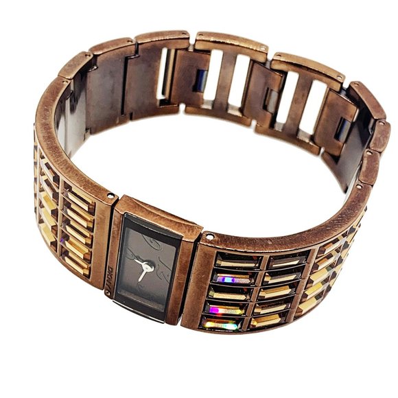 DKNY Ladies Rose Gold Wrist Watch Brown NY4255 main image 4